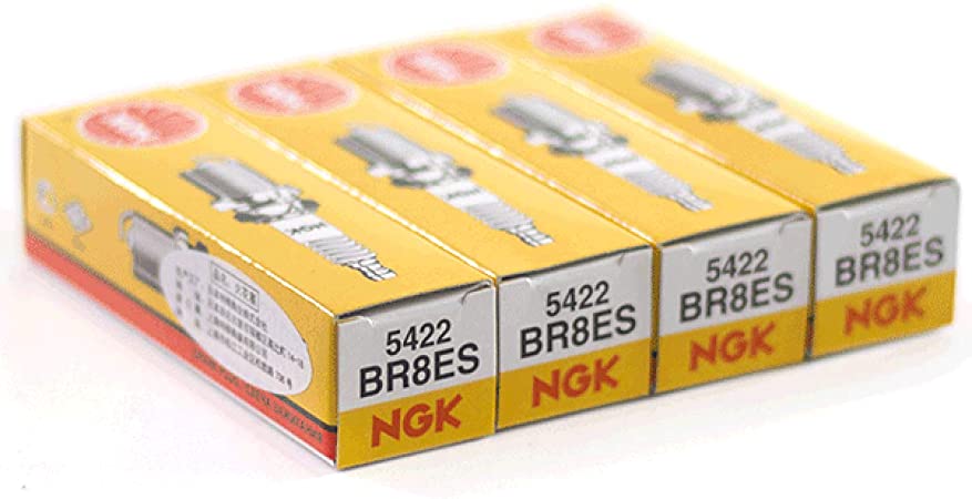 4x NGK BR8ES Spark Plugs (5422) (NGK5422X4) (#54224)