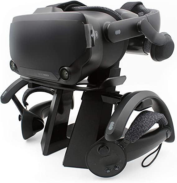 AMVR VR Headset Display Stand and Controllers Holder for Steam Valve Index Virtual Reality Mount Station