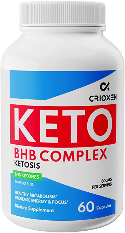 Keto Pure Diet Pills [60 Capsules] - Advanced Keto Supplement Pure BHB Exogenous Instant Ketones Salts to Kickstart Ketosis Boost Energy and Focus for Men and Women