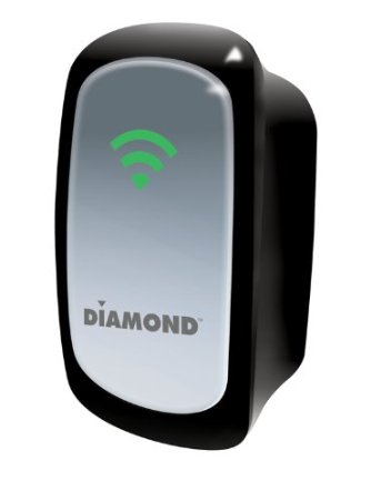Diamond Multimedia 300Mbps 80211n Wireless Repeater Range Extender with Wireless Access Point and Wireless Bridge Device WR300NSI
