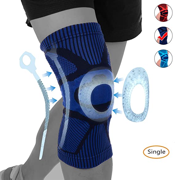 NEENCA Professional Knee Brace Compression Sleeve - Best Knee Pads Knee Braces for Men Women, Medical Grade knee sleeves support for Meniscus Tear, Arthritis, Joint Pain Relief, Sports Injury Recovery