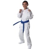 Tiger Claw 75 Oz White Student Karate Uniform
