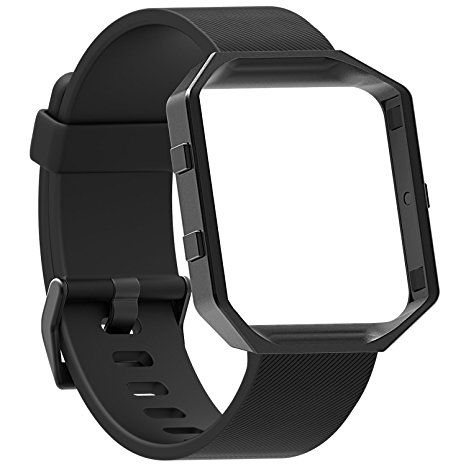 Fitbit Blaze Bands Small Large, Austrake Classic Replacement Silicone Strap for Fitbit Blaze Watch Accessory for Women Men