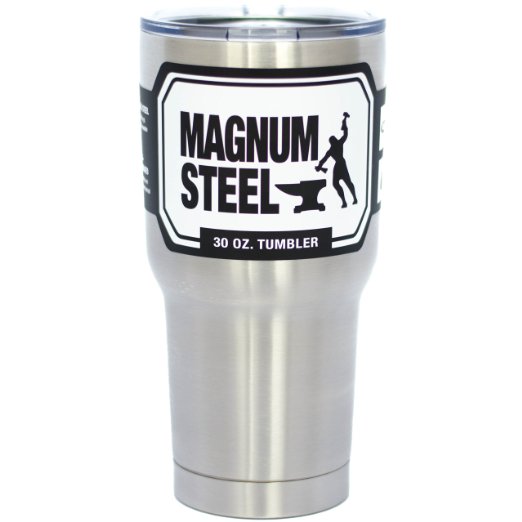 Double Wall Vacuum Insulated 188 Stainless Steel Tumbler Cup 30 Oz Keeps Cold or Hot 30 oz