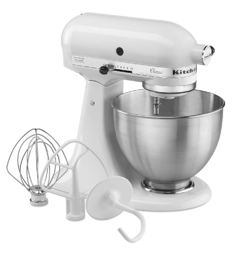 KitchenAid K45SS Classic Stand Mixer - White