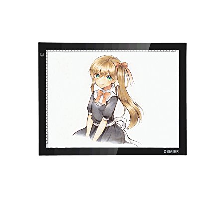 Tracing Light Box Dbmier A2 Ultra Thin Artcraft Tracing LED Light Pad for Drawing, Tracing, Sketching, Animation Active Area 12.60" X 20.47"