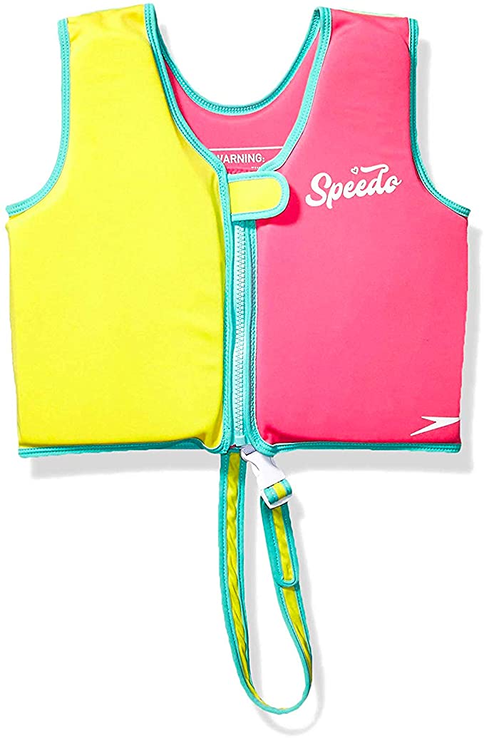 Speedo Unisex-Child Swim Flotation Classic Life Vest Begin to Swim UPF 50 - Discontinued