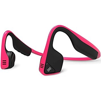 AfterShokz Trekz Titanium On-Ear Headphones - Pink, Normal size headphones