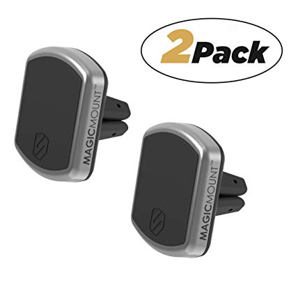 SCOSCHE MPV2PK-UB MagicMount Pro Magnetic Phone/GPS Vent Mount Holder for the Car -  2-Pack