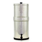 Berkey BT2X2-BB Travel Stainless Steel Water Filtration System with 2 Black Filter Elements