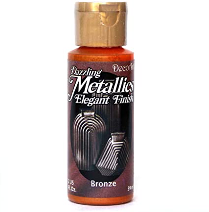 DecoArt Dazzling Metallics 2-Ounce Bronze Acrylic Paint