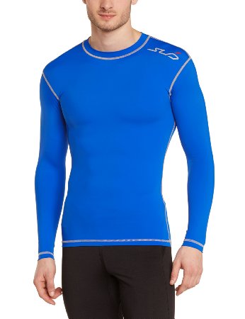 SUB Sports DUAL Mens Compression Shirt - Long Sleeve Base Layer Compression Top