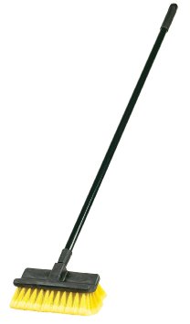 Carrand 93060 Dip-N Brush Tri-Level 8" Brush Head with 48" Steel Black Handle