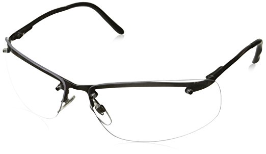 Uvex S4110 Slate Safety Eyewear, Matte Gunmetal Frame, Clear Hardcoat Lens