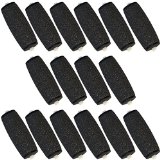 The Pedi Store TM Velvet Replacement Rollers Compatible with Scholl Velvet Smooth Express Pedi and Pedi Perfect Electronic Pedicure Foot Files 16 pack