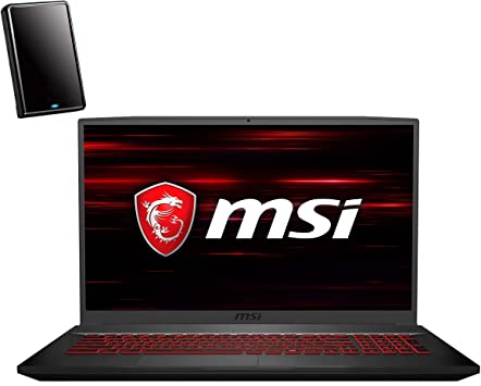 MSI GF75 17.3" FHD 144Hz GTX 1650 Ti 4G Gaming Laptop Computer, Intel Quad-Core i5-10300H (Beat i7-8809G), 32GB DDR4, 2TB PCIe SSD, WiFi 6, BT 5.1, Backlit KB, Windows 10, iPuzzle 320GB External HD