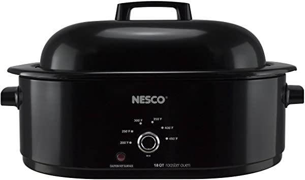 NESCO MWR18-13, Roaster Oven, 18 Quarts, Black