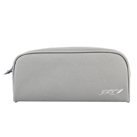 JFT Gray Nylon Case & Bag for Pencil, Pen, Stapler, Eraser, Marker