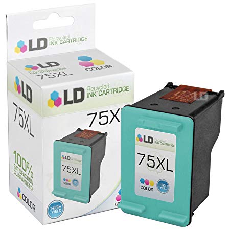 Compatible Remanufactured Ink Cartridge Replacement for HP H-74XL H-75XL ( Black, Color , 2-Pack )
