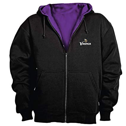 Dunbrooke NFL Craftsman Full Zip Thermal Hoodie, Minnesota Vikings - 3X