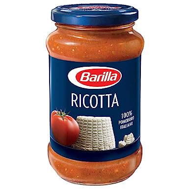 Barilla Ricotta Pasta and Pizza Sauce, 400g | Non - GMO Project Verified | Gluten free | No added Colour or Presevatives