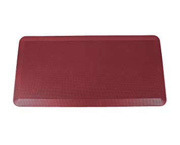 Sky Mat, Comfort Anti Fatigue Mat, Perfect for Kitchens and Standing Desks, 20 x 32 x 3/4" (Red)