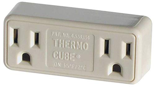 Farm Innovators TC-3 Cold Weather Thermo Cube Thermostatically Controlled Outlet, Red, 1 Each