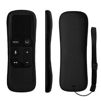 Silicone Case for New Apple Tv 4th Generation Siri Remote Protect and Cover Your Controller Hand Strap Included