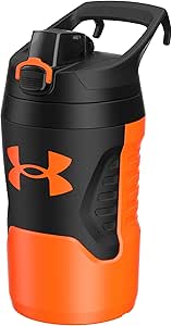 Under Armour 32 oz Insulated Water Bottles - Sports Water Jug with Handle, Fence Hook, Leak Resistant for Baseball, Football & More, 32 oz Water Bottles, Sports Water Bottle Insulated