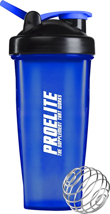 ProElite Unisex Smart Blender Bottle Shaker Cup, Neon Dark Blue, 750 ml