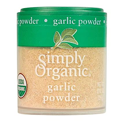 Simply Organic Garlic Powder, Certified Organic | 0.92 oz | Allium sativum L.