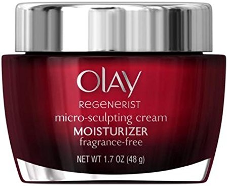 OLAY Regenerist Micro-Sculpting Cream Fragrance Free 1.70 oz (Pack of 2)