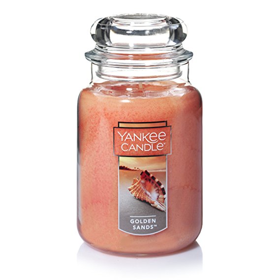 Yankee Candle Large Jar Candle, Golden Sands