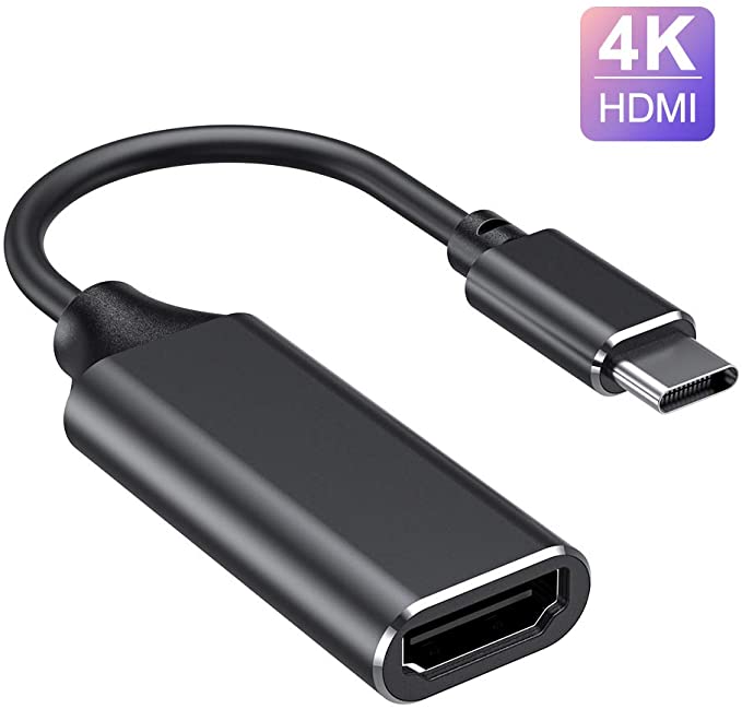 USB C to HDMI Adapter, Type C to HDMI Adapter 4K HDMI Cable [Thunderbolt 3 Compatible], Compatible with MacBook Pro 2019/2018/2017, MacBook Air, Samsung Note 9/S9/Note 8/S8, Huawei Mate 20 and More