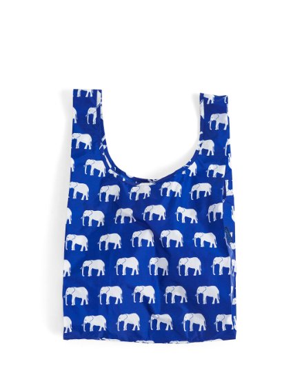 Baggu Standard Reusable Shopping Bag, Elephant Blue