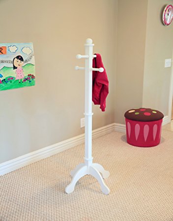 Frenchi Home Furnishing CR05WH Kid's Coat Rack