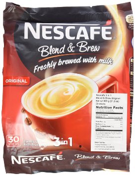 2 PACK - Nescafe IMPROVED 3 in 1 ORIGINAL was named REGULAR Premix Instant Coffee - Creamier Coffee Taste and More Aromatic - 19gStick - 60 Sticks TOTAL