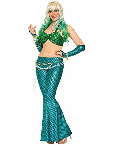 Mermaid Leggings Metallic Ariel Sea Fish Tail Adult Womens Costume Holographic