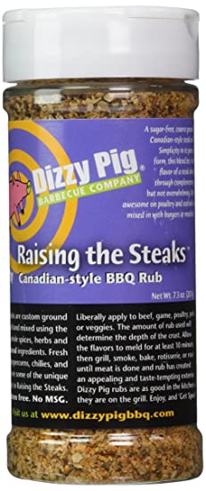 Dizzy Pig BBQ Raising the Steaks Rub Spice - 7.3 Oz