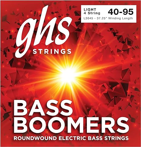 GHS Strings Electric Bass Boomer Set (Light Nickel Steel, 4-String, Long Scale)