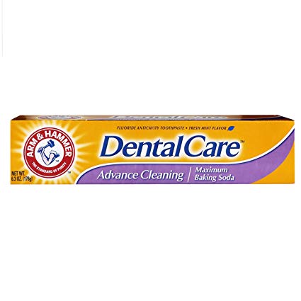 Arm & Hammer Dental Care Toothpaste Advance Cleaning, 6.3 Ounce - Packaging May Vary