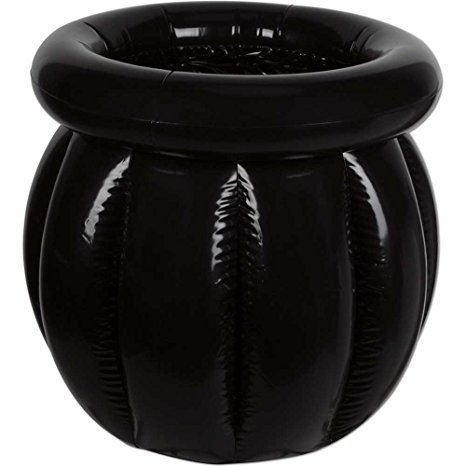 Inflatable Cauldron Cooler (holds apprx 48 12-Oz cans) 1 count