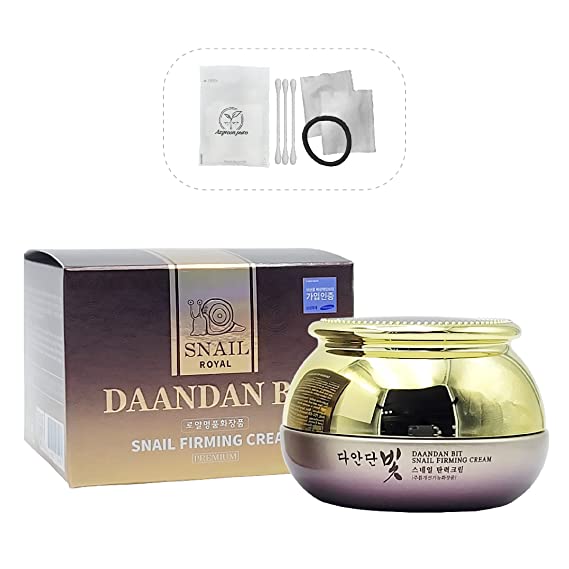 Daandanbit Snail Firming Cream 50ml / 1.69fl oz Contains Snail mucus filtrate (2,000ppm) camellia sinensis callus culture extract Anti-winkle functional Korean Traditional Herbal Cream