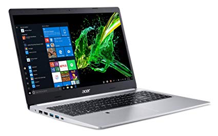 Acer Aspire 5 Slim Laptop, 15.6" Full HD IPS Display, 10th Gen Intel Core i5-10210U, 8GB DDR4, 256GB PCIe NVMe SSD, Intel Wi-Fi 6 AX201 802.11ax, Fingerprint Reader, Backlit KB, A515-54-59W2