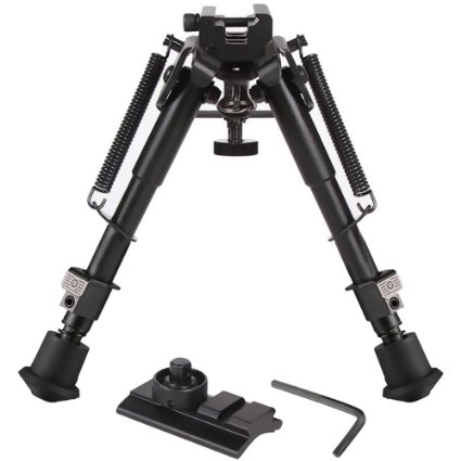 [New Version] AVAWO Hunting Tactical Rifle Bipod with Picatinny and Swivel Stud Mounts