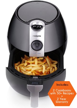 Air Fryer by Cozyna Low Fat Healthy and Multi Cooker with Rapid Air Circulation System 32 L with 2 e-cookbooks Included over 50 recipes