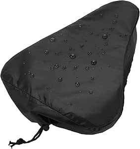 Yolev Waterproof Bike Seat Cover with Drawstring Waterproof Bike Seat Rain Cover with Drawstring Seat Protective Water Resistant Bicycle Saddle Rain Dust Cover