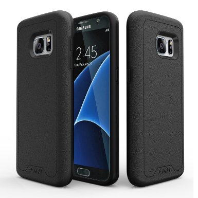 Galaxy S7 Case JampD Slim Armor Samsung Galaxy S7 Case Heavy Duty Dual Layer Hybrid Shock Proof Fully Protective Case for Samsung Galaxy S7 Black