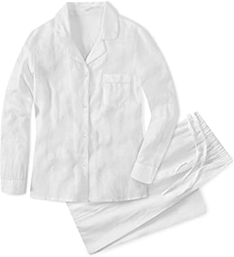 Noble Mount Womens Linen Pajama Set for Summer