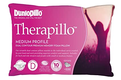 Dunlopillo Therapillo Premium Memory Foam Contour Pillow (Standard)